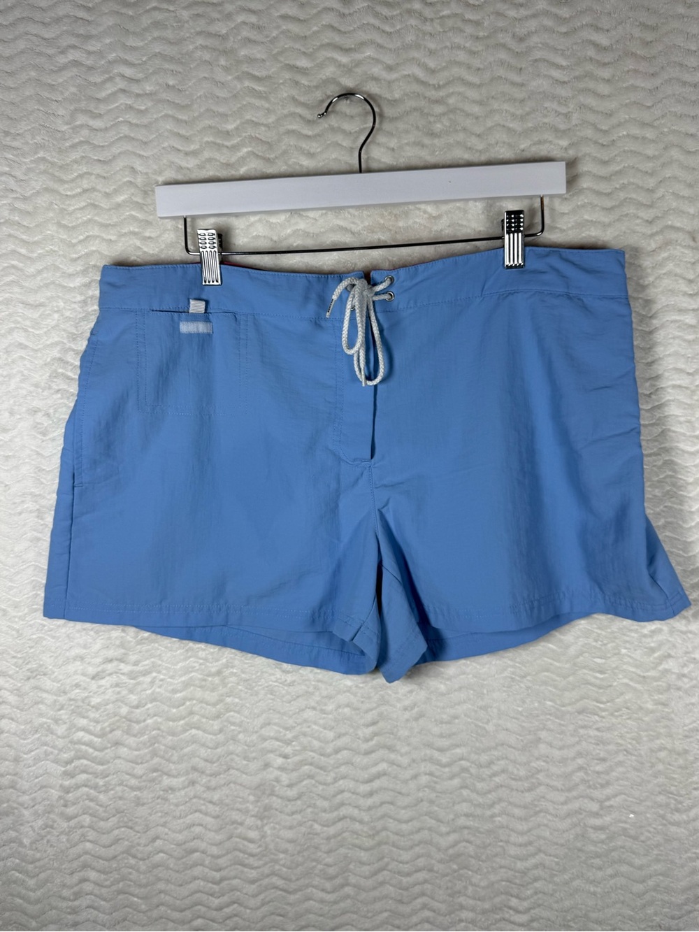 Tommy Hilfiger Men's Sky Blue Swim Trunks with Drawstring